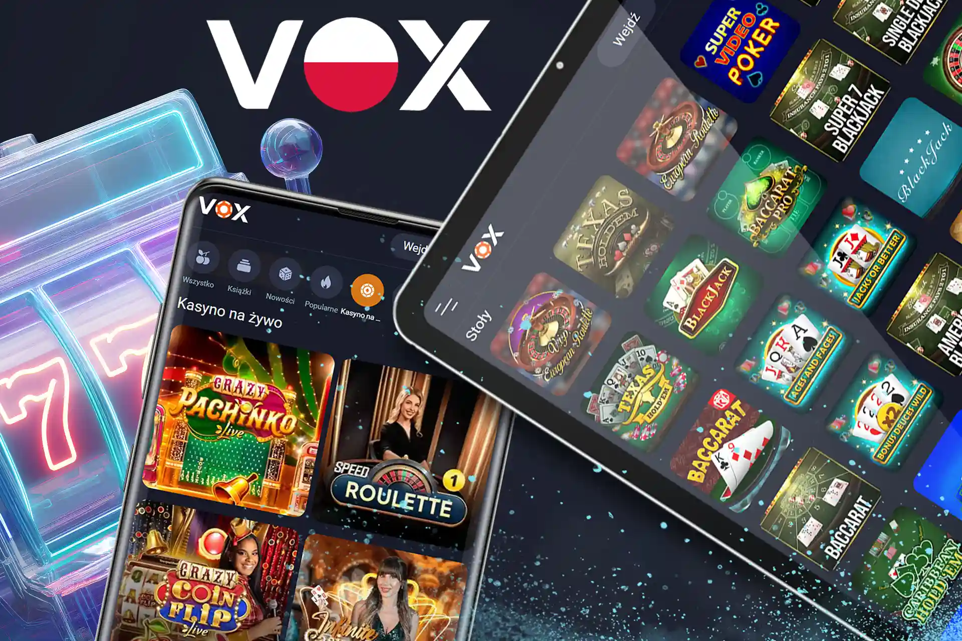 Automaty i gry kasynowe na żywo