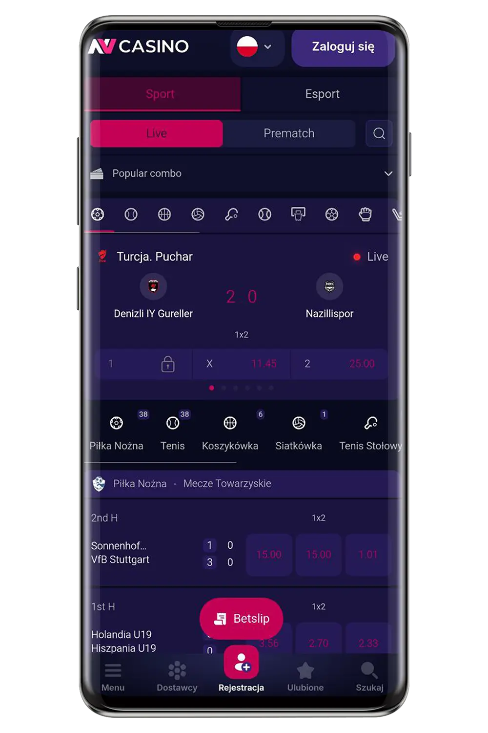 Kasyno NV na urządzeniu mobilnym