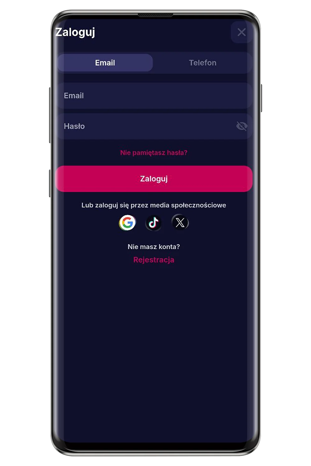 Kasyno NV na urządzeniu mobilnym