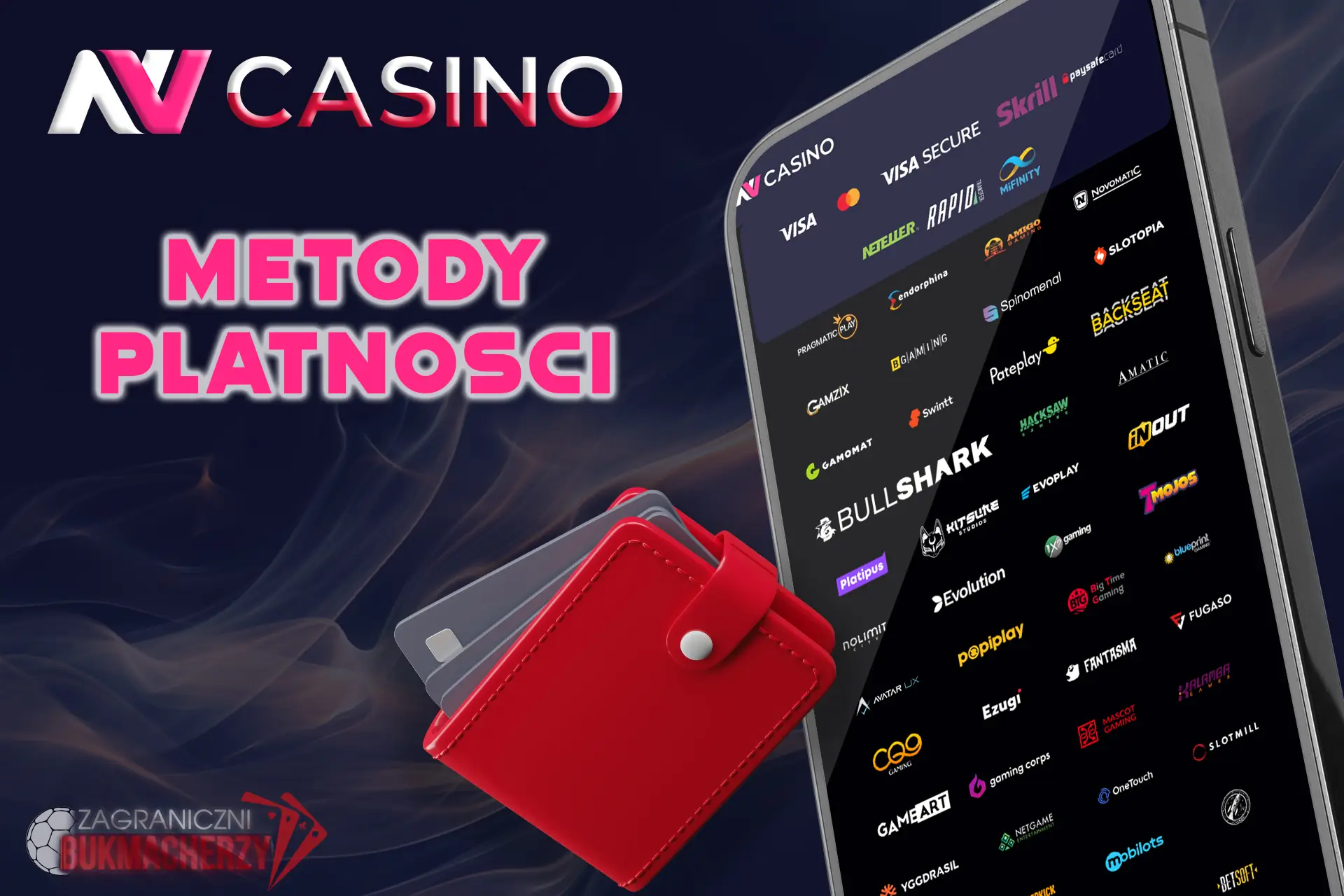 Wiele opcji wpłat i wypłat w kasynie